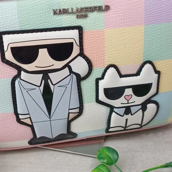 Karl Lagerfeld Camera Bag Blush Combo - Picture 2 of 15